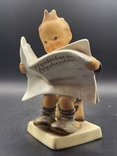 Rare Hummel Figurine 184 Latest News Heidelberger Nachrichten 1950 picture