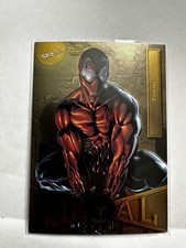 Toxin 2021 SkyBox Metal Universe Marvel Spider-Man Yellow FX 92 picture