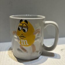 Vintage Mars M M's Candy 16 oz Ceramic 3D Coffee Cocoa Tea Mug White cup retro picture