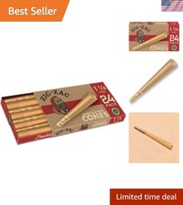 Convenient 24-Pack of 1 1/4 Unbleached Pre-Rolled Cones with Filter Tips picture