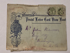 1910 Antique Postal Letter Card View Book Souvenir Inverness, Scotland 14 Photos picture