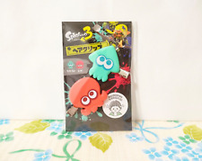 Splatoon 3 Hair Clip Hair Accessory Light blue Squid Red Octopus 2pcs Brand New picture