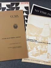 Vintage Historical Los Angeles Urban Planning Documents 1960s Original picture