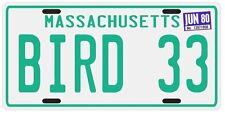 Larry Bird Boston Celtics Rookie 1980 MA License plate  picture