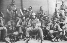 WW2 Picture Photo Group shot of German paratroopers  3605 picture