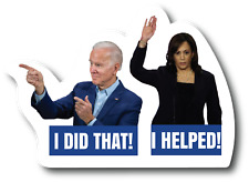5-25 PCS I DID THAT BIDEN HARRIS 5 INCH FUNNY HUMOR PUMP STICKER GAS PRICES MEME picture