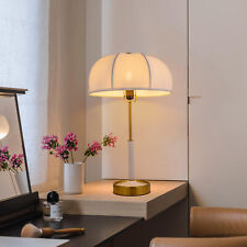 Modern Light Luxury Fabric Decoration Table Lamp Umbrella Shape Nordic Desk Lamp picture