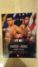 UFC FIGHT NIGHT MANCHESTER PROGRAM - MACHIDA VS MUNOZ picture