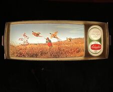 Rare Vintage SCHAEFER BEER Lighted Bar Sign Pheasant Hunting Scene Beautiful picture