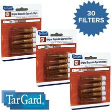 TarGard Disposable Amber Cigarette Filters 30 Pack Tar Gard Guard Stop Tar Block picture