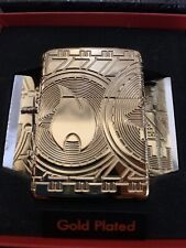 Gold Plated Zippo Currency Zippo lighter Deep Carve process picture