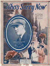 Whos Sorry Now Lyric By Bert Kalmar Harry Ruby Music by Ted Sny- 1923 Old Photo picture