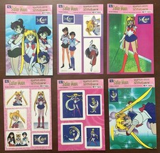 Vintage Sailor Moon Collectible Stickers Complete Set picture