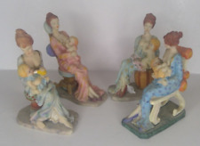 Lot of 4 Sophia Ann Mini Figurines Breastfeeding Females About 4
