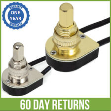 Zing Ear Inline Push Button Light Lamp Canopy Switch Single Pole 3/8