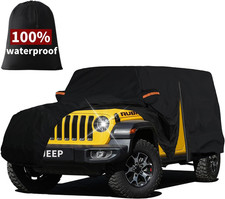 7 Layers Car Cover for Jeep Wrangler 4 Door 2006-2024 2025 JK JL TJ YJ CJ, Heavy picture