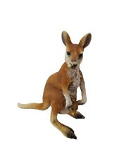 Schleich Am Limes 69 Kangaroo & Joey Baby Pouch Animal Figurine D-73527 3.75