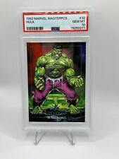1992 Marvel Masterpieces #32 Hulk PSA 10 GEM MINT ***LOW POP*** picture