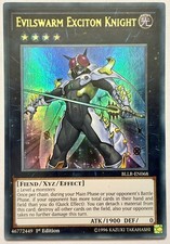 BLLR-EN068 Evilswarm Exciton Knight - Ultra Rare 1st Ed LP YuGiOh Card picture