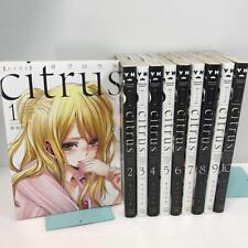 Citrus Vol. 1-10 complete set Saburouta comic Yuri Manga japanese picture
