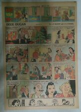 (43) Dixie Dugan Sunday Pages by Striebel & McEvoy from 1940 Size 11 x 15 inches picture