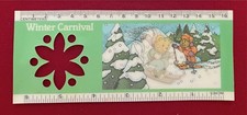 Jack in the Box Winter Carnival Snowflake Design TWO Lenticular Motion Ruler picture
