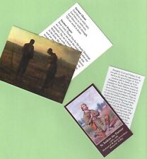 Farmer Prayer Holy Cards Crops Livestock Health Saint Isidore SPECIAL SET OF 2 picture