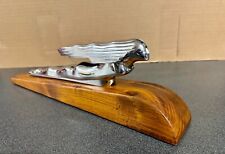 1946 Nash Chrome Hood Ornament With Custom Wood Base picture