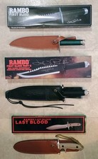 RAMBO COMBAT SURVIVAL KNIFE COLLECTION 3 Knives First Blood, Part 2 and Last picture