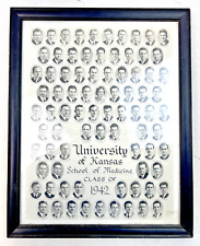 University of Kansas - School of Medicine - Class of 1942 Framed Picture picture