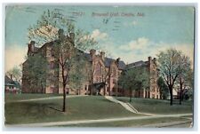 1915 Brownell Hall Building Entrance Stairs View Tree Omaha Nebraska NE Postcard picture