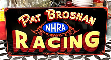 Customized Name HAND PAINTED Sign NHRA Speed Racing Team Hotrod Garage Shop Art picture