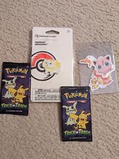 Pokemon Fidough Enamel Pin Large + Cards And Stickers Lot New picture