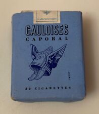 VINTAGE Gauloises Caporal France Cigarette Pack Box a picture