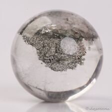 40g30mm Natural Garden/Phantom/Ghost/Lodolite Quartz Crystal Sphere Healing Ball picture