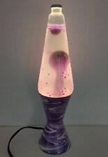 Vintage Lava Lite Brand Motion Lamp Psychedelic Purple Swirl NO TOP Working picture