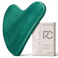 Rena Chris Gua Sha Facial Tools Jade Stone Tool For Face Acupuncture Therapy picture