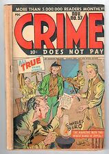 Lev Gleason CRIME DOES NOT PAY #57 Nov 1947 vintage comic picture