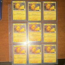 Pikachu - Pokemon Day 2026 Promo Cosmos Holo 051/162 Lot of 9 PSA 10 Contenders picture