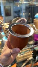 Mate Argentino  Wood-Aluminum Cup -Mate - Madera Sauce Argentine Mate picture