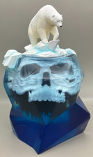 Mighty Jaxx Global Warming Polar Bear & Skull Iceberg Statue Kerby Rosanes picture