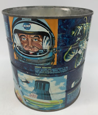 NASA,Vintage/1969, Coffee Can. Featuring Mercury, Gemini, Apollo, Space Programs picture