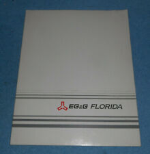 EG&G Florida Info Press Kit NASA KSC Contractor Fact Sheet & President Biography picture