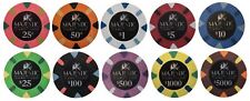 (10) MAJESTIC POKER CHIPS SAMPLE SET picture