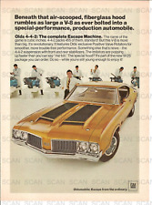 1970 Oldsmobile 442 Vintage Magazine Ad   'The Complete Escape Machine' picture