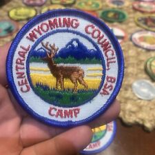 BSA CENTRAL WYOMING COUNCIL CAMP PATCH MINT picture