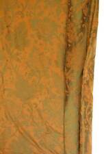 Bronze & Patina Fabric 100% Silk Damask Jacquard Drapery Fabric 55