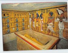 Postcard Burial chamber in the tomb of Tut Ankh Amun Thebes Egypt picture