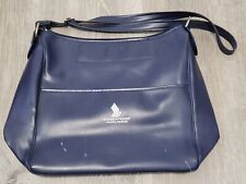 Vintage Singapore Airlines SIA Logo Navy Travel Purse Bag picture