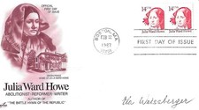 Ela Weissberger signed First Day Cover WW II Holocaust Survivor RARE COA LOOK picture